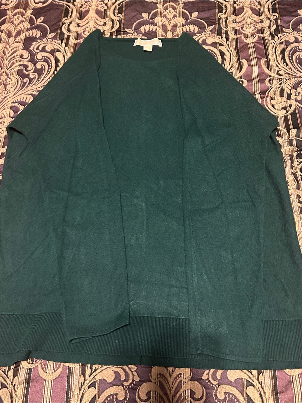 Michael Kors Women’s Dark Green Crewneck Sweater Large